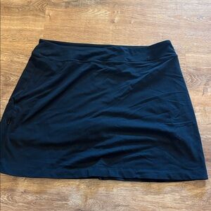 Athleta Skort Black XL Running Casual Dress Golf